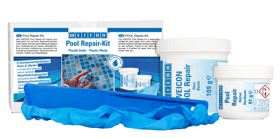 WEICON Pool Repair-Kit | fast repair work, even underwater